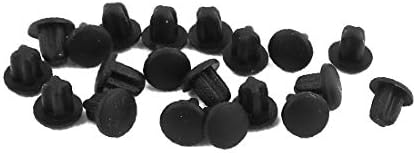 X-DREE 20 бр. Черна пластмасова капачка от боклук за цифрова продукта Audio-B (20 парчета копертуры в пластмасата nera за продукта