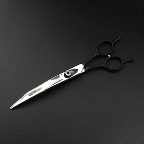 WXBDD 7,0 Цолови Черни Ножици За Грижа За домашни любимци С Дръжка Набор от Инструменти За Грижа За Косата