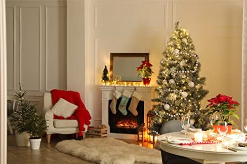 Съкровищата на Каролина BB2994CS свети бернар Забавно Коледно Дърво, Коледни Чорапи, Окачени Чорапи За Камината, Коледен