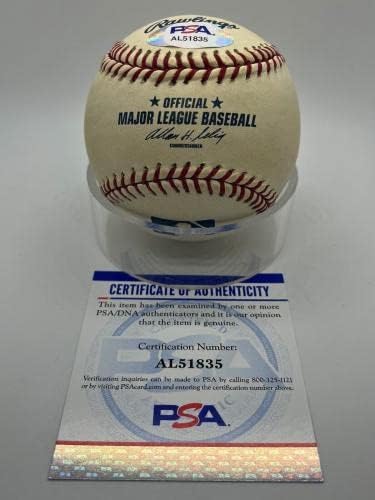 Боби Шанц 1952 AL MVP Подписа Автограф на Официалната ДНК MLB Бейзбол PSA *35 бейзболни топки с автографи