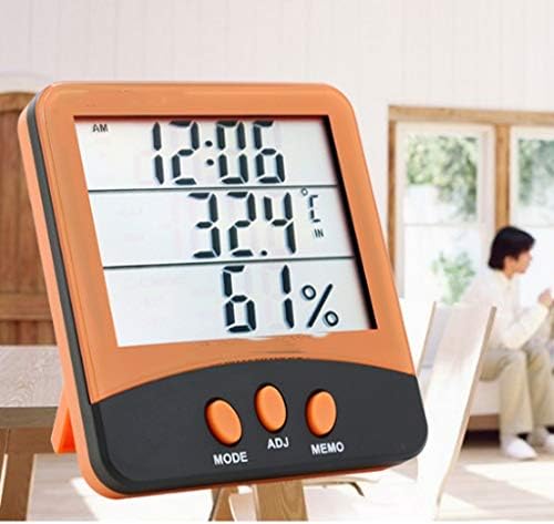 Термогигрометр с Орехи Орех Потребителска машина за висока точност Дигитален Дисплей Електронен Термометър Термогигрометр за