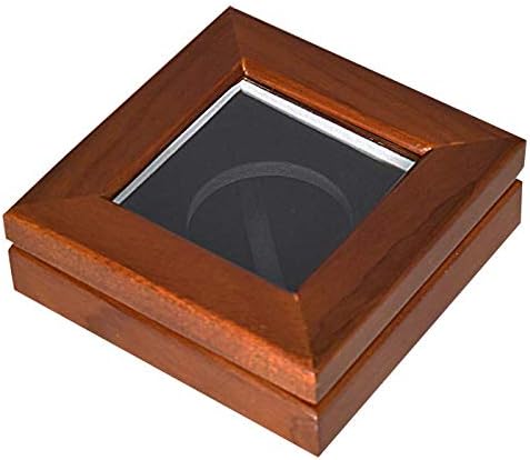 Тиково покритие на Кутията на дисплея в Горната част на капсулата на охрана-къща Стъклена Дървена капсули за Голям размер/Air