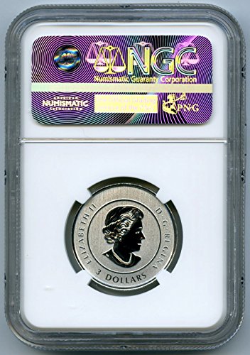2017 Кралския монетен двор на Канада Canada, Spirit of Canada за Първи път пуска СРЕБРО Проба за Доказване на стойност 3 SP70 NGC