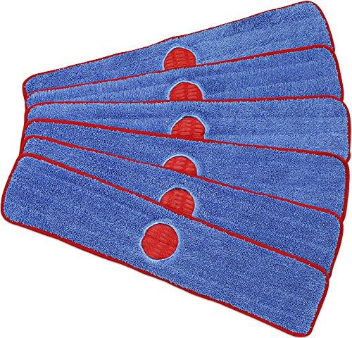 Кърпа за парцал CleanAide Twist Yarn с Скруббером за спот почистване, 18 инча, 6 опаковки