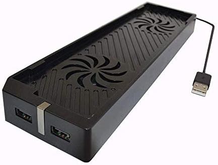 ОСТЕНТ Двоен Вентилатор за Охлаждане Cooler Stand Twin USB Хъб за конзолата Xbox One X