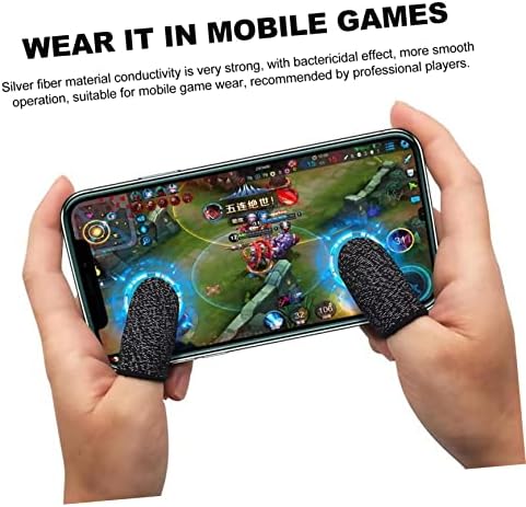 TENDYCOCO 20pcs Мобилни Игрални Ръкавици За Пръстите на Игра Ръкав За Пръстите Калъф За пръстите на Детски Легла Игри Ръкав за палеца