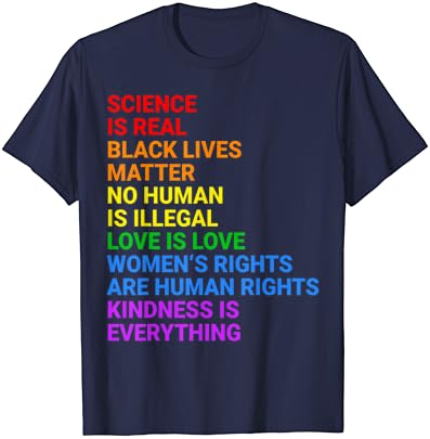 Тениска Rainbow Flag Human Rights Womens & Gay Rights LGBTQ + Pride