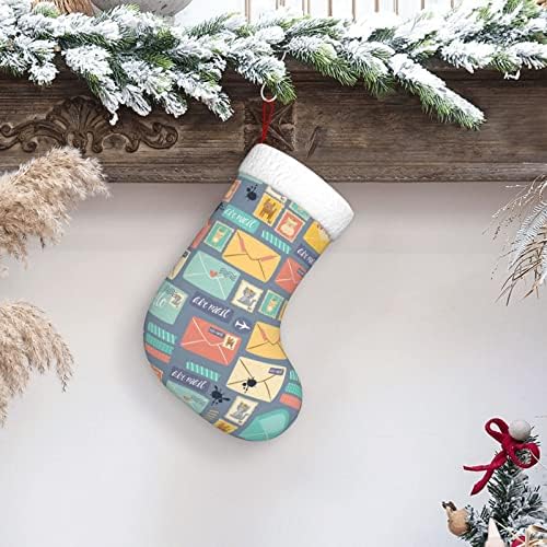 Пощенски И Канцеларски Материали Коледни Коледни Декоративни Чорапи, Окачени Коледни Чорапи