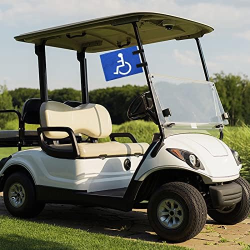 Флаг за прекъсване на колички за голф с джапанки, Лесни за инсталиране Квадратчетата за хендикап за колички за голф, Притежателят