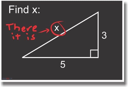 ПостерЕнви Намиране на x-men - Това е Той! - НОВ Забавен ПЛАКАТ С шеги по математика и Алгебра