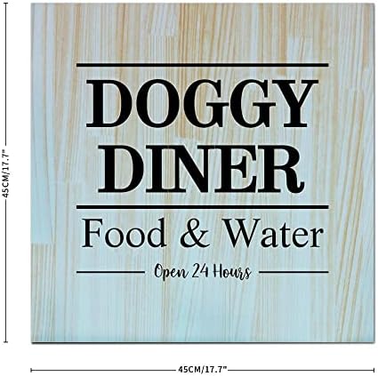 Куче Яде Храна, Вода, Отворена 24 Къща Външните Признаци За Палети и Дървени Табели с Русалкой Персонализирани Кръгли Дървени