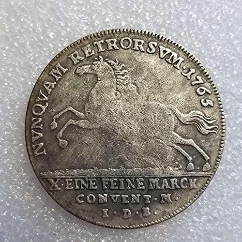 Старинни Занаяти 1765 Немски Сребърен Долар Възпоменателна Монета Колекция от монети 2033