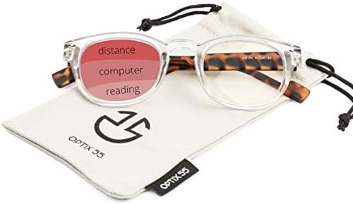 Оптикс 55 Прогресивни Очила за четене за мъже и Жени; Многофокусные Очила за четене, Блокер синя Светлина