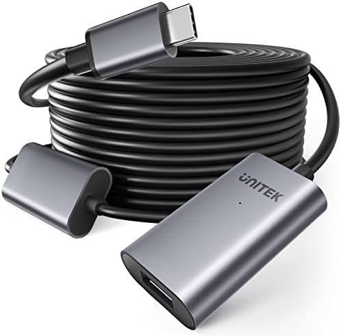 Активен Удължител Unitek USB-C 32 Метра, 32 Метра, удължителен кабел USB 3.0 от мъжете, за Жената, за Oculus Rift, принтер Xbox Kinect