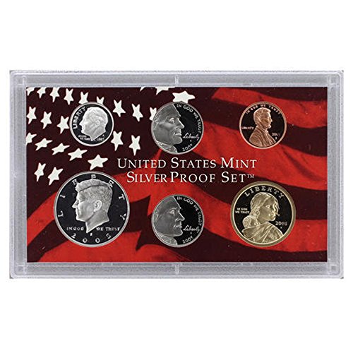 Комплект от пробивного сребро Монетния двор на САЩ 2005 година на издаване