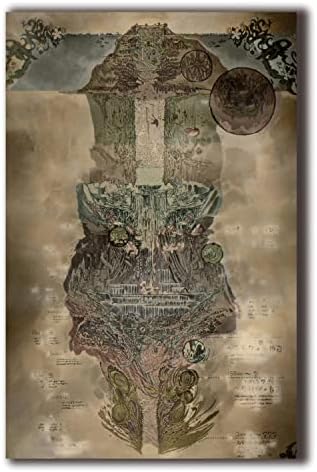 Плакат XIHOO Произведено в бездната за Домашен интериор, Стенно изкуство 11x17 инча (28x43 см), Безрамный Подарък