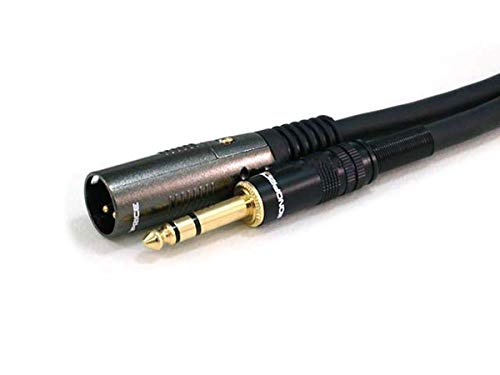 Monoprice 134314 Съединители XLR към 1/4-инчов широк штекерному кабел TRS и 104752 Съединители XLR серия Premier до штекеру XLR