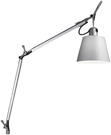 Настолна лампа Artemide Tolomeo 75W E26 с Алуминиеви Абажуром от Сребрист влакна с вградени Панти