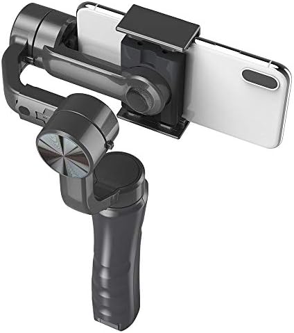 3-Аксиален ръчно Кардан Стабилизатор за смартфон USB зареждане Поддръжка на запис на видео Универсална Регулируема посока (Цвят: вариант