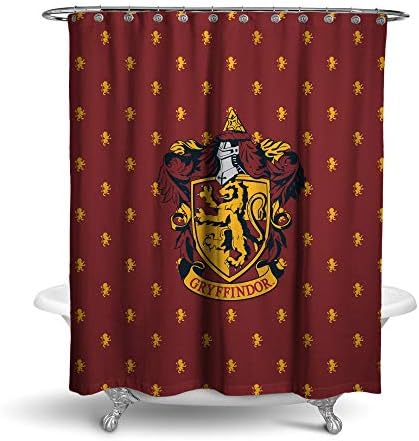 Халат за баня на Фабрика за Хари Потър Гриффиндор Душ Завеса Декор на Банята на Дома с Пръстени-Куки