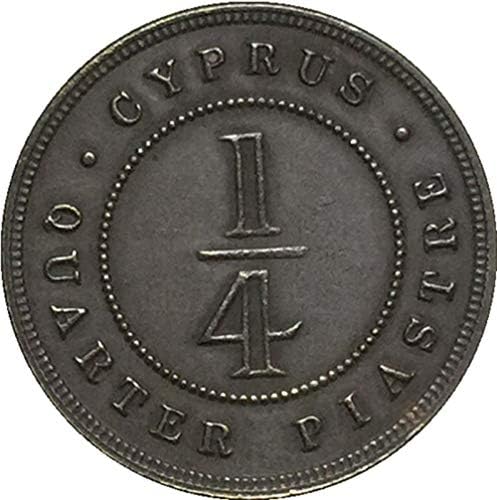 1887 Кипър Криптовалюта Криптовалюта Любима Монета Реплика Възпоменателни Монети Са Подбрани Монета Щастливата Монета На Виртуална Монета