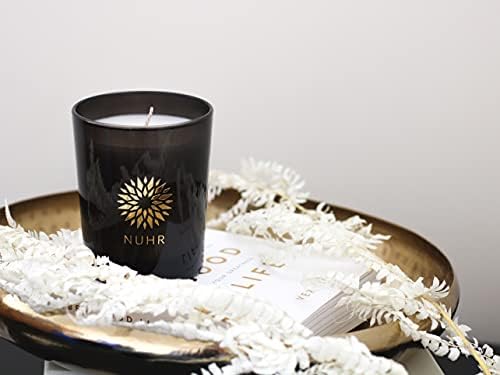 Ароматни Свещи NUHR Home - Луксозни Подаръци под формата на Свещички с богат аромат на Uda и Кехлибар - Ароматерапевтични подарък