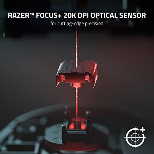 Безжична детска мишка Razer DeathAdder V2 Pro: Оптичен сензор с резолюция от 20 Хиляди души. dpi - 3 пъти по-бързо механични