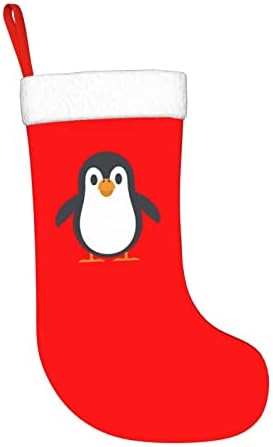 Сладки Коледни Чорапи с Варфариновым Пингвин, Украшения за Елхи, Коледни Чорапи за Коледа на Празнични партита, Подаръци 18 Инча