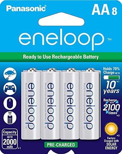 Акумулаторна батерия Eneloop 0B-EYUA-4XDI Pro AA с предварително зареждане на Ni-MH голям капацитет и Акумулаторни батерии