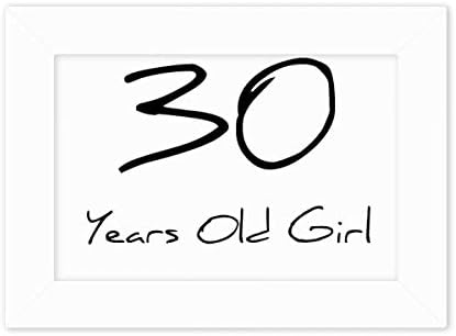 DIYthinker 30 Години Възраст Момичетата Снимка Определяне на Рамка за Картина Художествена Живопис desk 5x7 инча