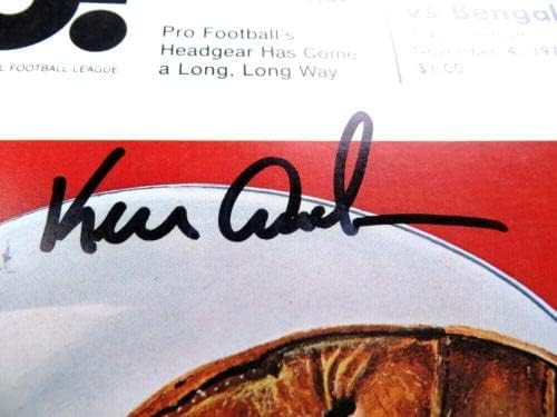 Кен Андерсън Подписа Списание с Автограф PRO! 1974 Bengals JSA AG71956 - Списания NFL С автограф