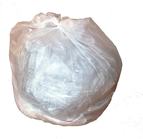 Торби за боклук PlasticMill обем 4 литра, с висока плътност: Прозрачни, 6 микрона, 17x18, 2000 торби.