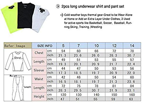 Компресия Ризи и панталони с дълги ръкави за момчета и момичета LANBAOSI, Комплект от 2 теми