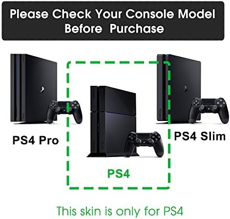 eSeeking, vinyl стикер върху кожата на цялото тяло, стикер на конзолата PS4 и 2 бр. кожи контролери, свиреп череп