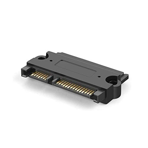 CableCreation Адаптер за твърд диск SATA към SATA, удължителен кабел на адаптера за SATA с 22 контакти (7 + 15) от мъжете до