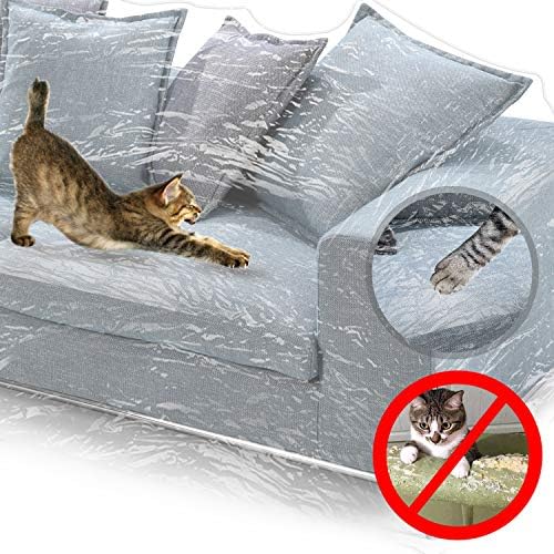 Прозрачен Дебел Калъф за дивана за домашни любимци, Сверхпрочный Калъф за диван от Котешки драскотини за предпазване От Ноктите на котки и