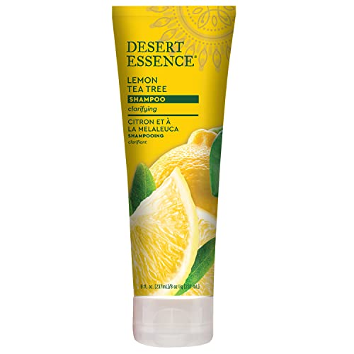 Desert Essence: Органичен Шампоан за коса с Лимон, 8 унции (2 опаковки)