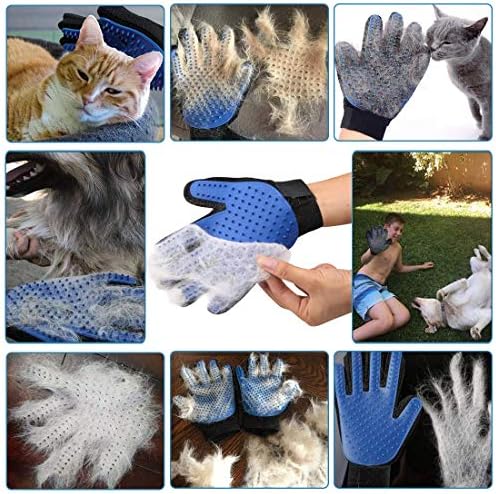 Ръкавици за Грижа за Кучето си отблизо, 1 Чифт Ръкавици-Кисточек За Премахване на Козина от Домашни Любимци, Рукавица за Масаж на Домашни Любимци, Къпане с Дълга или
