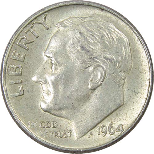 1964 D Roosevelt Dime AG ЗА Добра от 90% от Сребърна монета на САЩ 10в, са подбрани