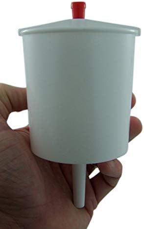 Бял пластмасов бутон пълнител за чаши за причастие Църковни принадлежности, изпълва до 25 чаши