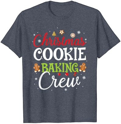 Коледна Екип За Печене на бисквити, тениски С Забавни Коледни Подаръци за Бисквити