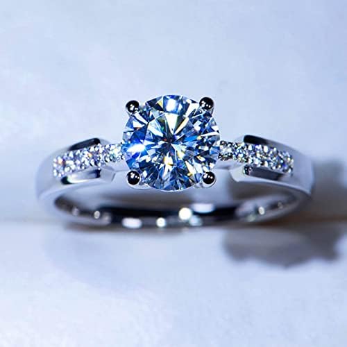2023 Ново Дамско Брилянтният Пръстен С Цирконий и диамантен пръстен, Персонални Годежен Пръстен на Принцеса Пръстен върху Показалеца си