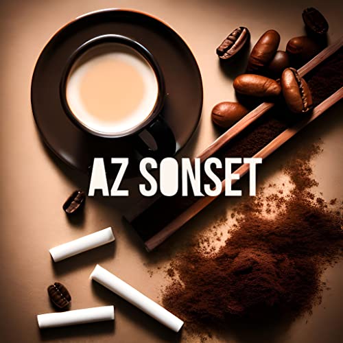Az Sonset Parfum for Men - Мъжки парфюм ръчно изработени, Тъмен, Романтичен кафе вкус - Нотки на колумбийско кафе, черно кафе,