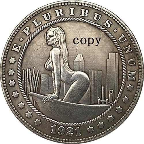 Скитник Никел 1921-D Монета в щатски долари Морган