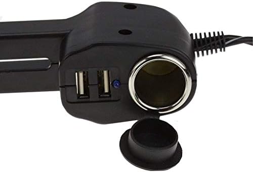 USB порт Navitech 4.2 A Закрепване на облегалката за глава с интегрирано зарядно за кола устройство, съвместими с таблета Alcatel