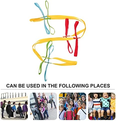 Healeved Запечатани Въже Детска Безопасна Пешеходната Въже за деца в предучилищна възраст с 14 Цветни Дръжки Пешеходната Въже Регулируема