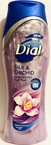 Хидратиращ средство за измиване на тялото Dial - Silk & Orchid - нетно тегло 16 течни унции (473 мл) На флакон - 1 (Един) Флакон