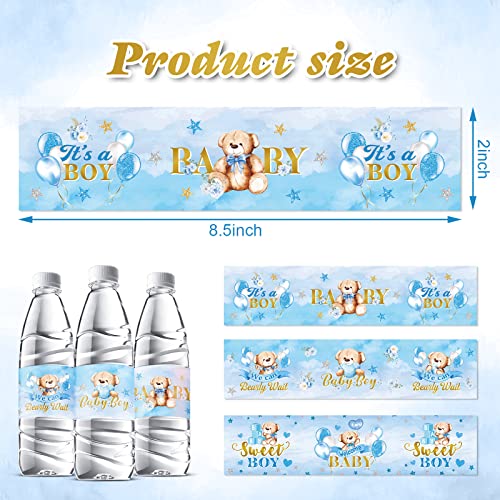 Самозалепващи Етикети 39 бр., Етикети за бутилки с вода за къпане, Опаковки, Водоустойчиви стикери за декорация парти в чест на детската