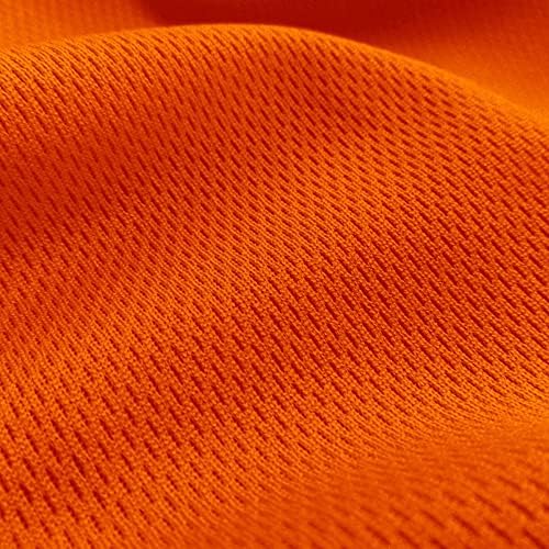 Pico Textiles Orange Полиестер Mesh материя С Вдлъбнатини Върху равна на облегалката - 5 Ярда Болта - Мультиколлекция - Стил на