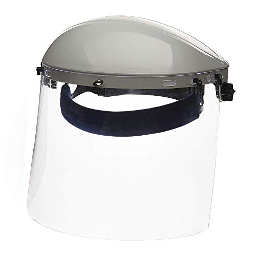 Защитна маска за лице от серията Sellstrom Предимство - Прозрачен прозорец със стандартна стена - Удобен прическа с механизма